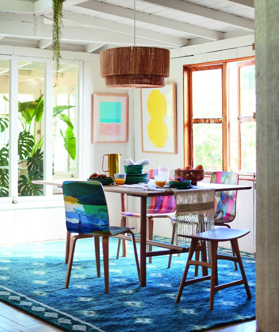 Breakfast just got so much more enjoyable with these painterly dining chairs.