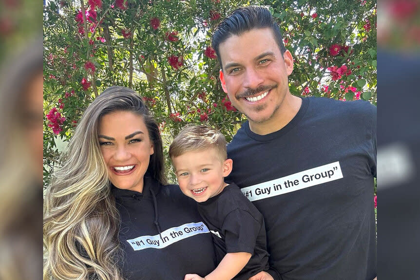 Jax Taylor and Brittany Cartwright with their son Cruz Cauchi.