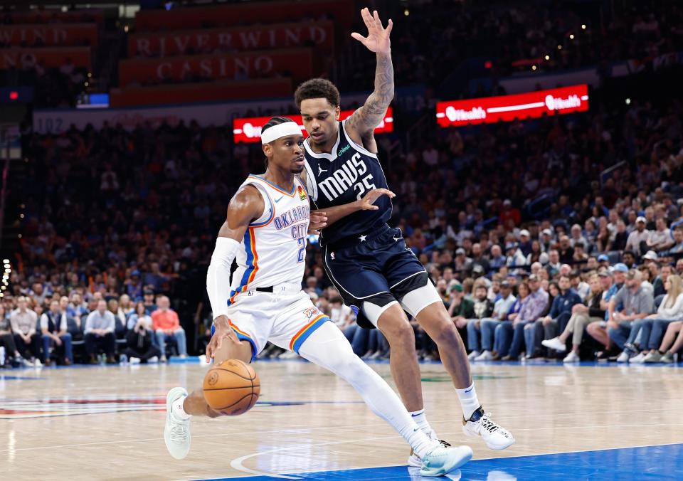 Will the Oklahoma City Thunder or Dallas Mavericks win their Western Conference semifinals matchup? NBA picks, predictions and odds weigh in on the NBA Playoffs series.