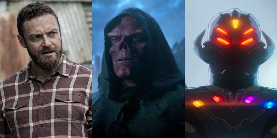 Ross Marquand as Aaron on "TWD" and the voices of Red Skull and Ultron in "What If...?"