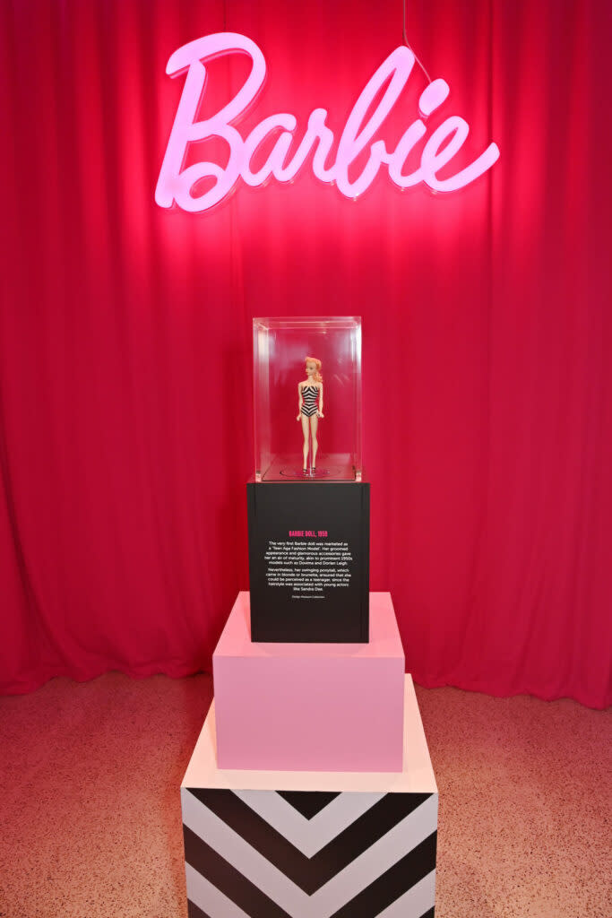 An original Barbie! (Image: Provided/Dave Benett/Getty Images for Mattel)