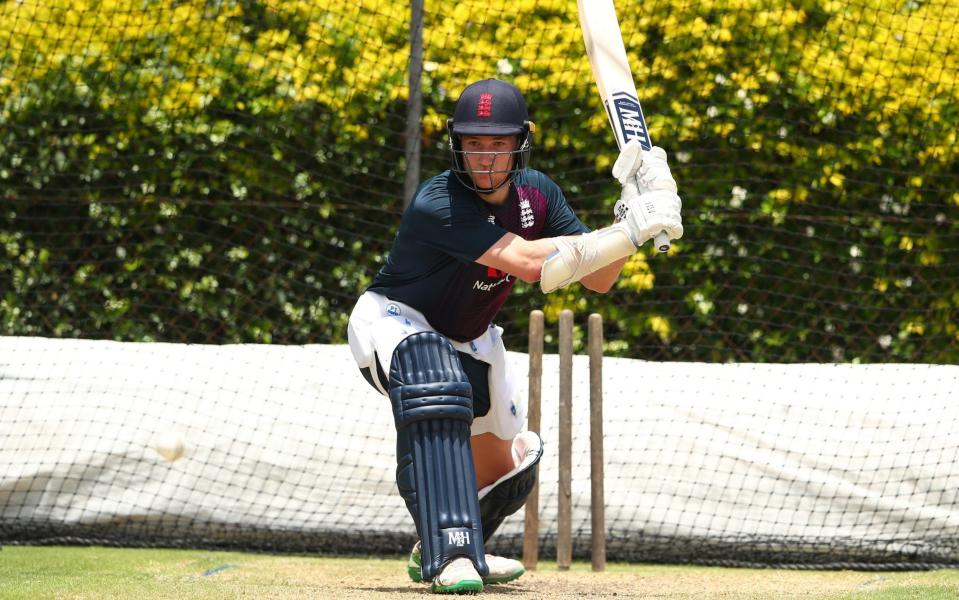 James Bracey bats during an England Lions training session at Allan Border Field on January 27, 2020 — County Championship 2021 predictions and your club-by-club guide - Chris Hyde/GETTY IMAGES