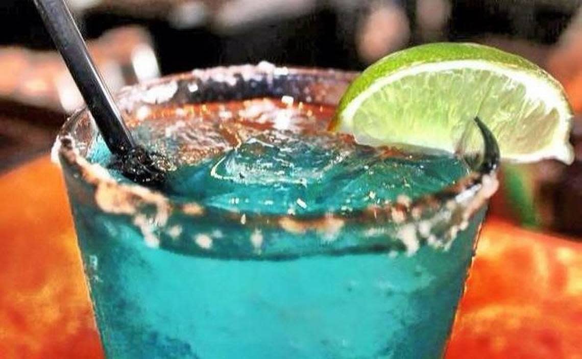 Blue Mesa’s classic blue margarita,