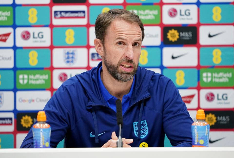 Gareth Southgate wants to see everybody pulling together at Wembley (Zac Goldwin/PA) (PA Wire)