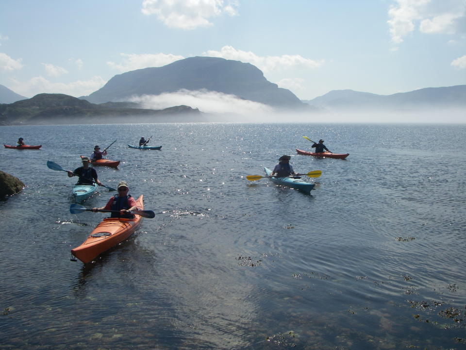 Sea kayaking in the Scottish Highlands