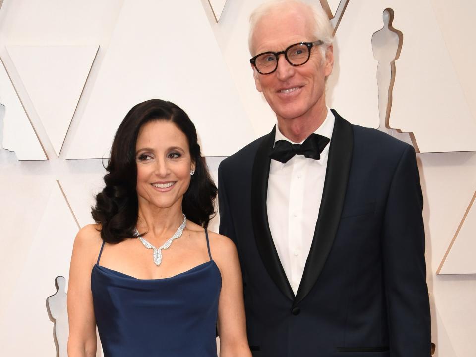 oscars 2020 red carpet Julia Louis-Dreyfus Brad Hall