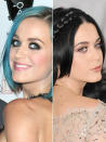 <div class="caption-credit"> Photo by: Getty Images</div><div class="caption-title">Katy Perry</div>The pop star was kooky-cute in her punky blue bob, but she recently took our breath away in lush, raven-black locks, a godess braid, and Liz Taylor brows.<b><br> Related: <a rel="nofollow noopener" href="http://www.cosmopolitan.com/sex-love/dating-advice/kissing-tips?link=rel&dom=yah_life&src=syn&con=blog_cosmo&mag=cos" target="_blank" data-ylk="slk:8 Ways to Fix a Bad Kisser;elm:context_link;itc:0;sec:content-canvas" class="link ">8 Ways to Fix a Bad Kisser</a> <br> Related: <a rel="nofollow noopener" href="http://www.cosmopolitan.com/sex-love/relationship-advice/signs-he-wants-to-marry-you?link=rel&dom=yah_life&src=syn&con=blog_cosmo&mag=cos" target="_blank" data-ylk="slk:10 Signs He Wants to Marry You;elm:context_link;itc:0;sec:content-canvas" class="link ">10 Signs He Wants to Marry You</a> <br> Related: <a rel="nofollow noopener" href="http://www.cosmopolitan.com/hairstyles-beauty/skin-care-makeup/how-to-get-clear-skin?link=rel&dom=yah_life&src=syn&con=blog_cosmo&mag=cos" target="_blank" data-ylk="slk:Score Clear, Zit-Free Skin;elm:context_link;itc:0;sec:content-canvas" class="link ">Score Clear, Zit-Free Skin</a> <br></b>