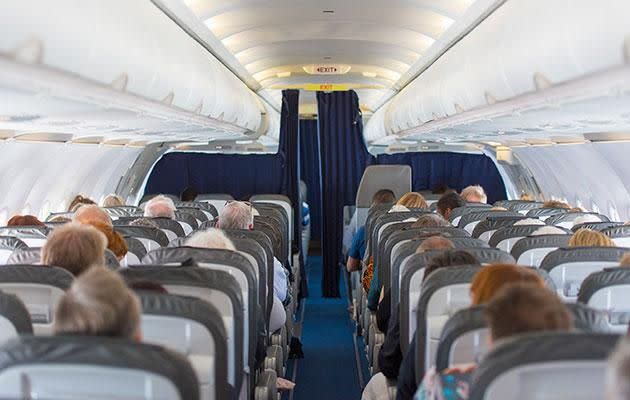 Avoid the back if you hate turbulence. Photo: Getty