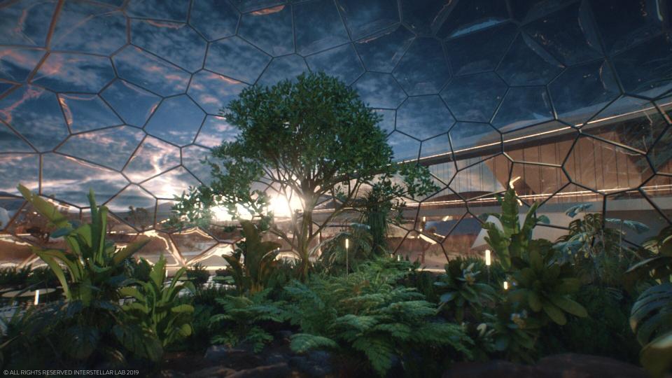 Interstellar Lab vegetation