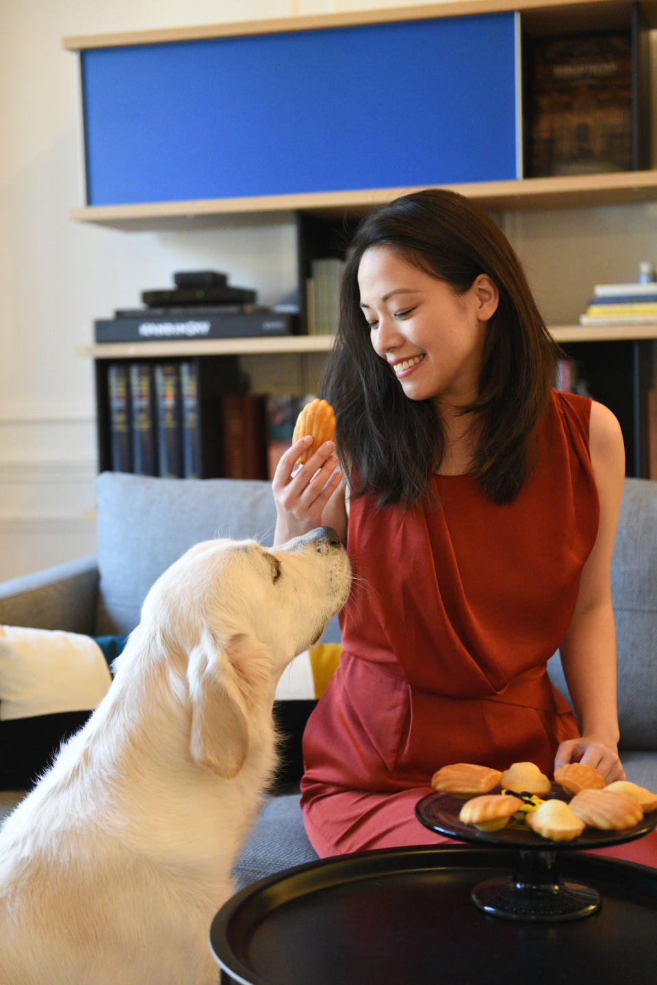 “Monster Dance” author Eva Lou, a Taiwanese-born, American-educated writer living in Paris, inspired the character Charlie after her own daughter. (Photo courtesy of Madeleine Editions.)