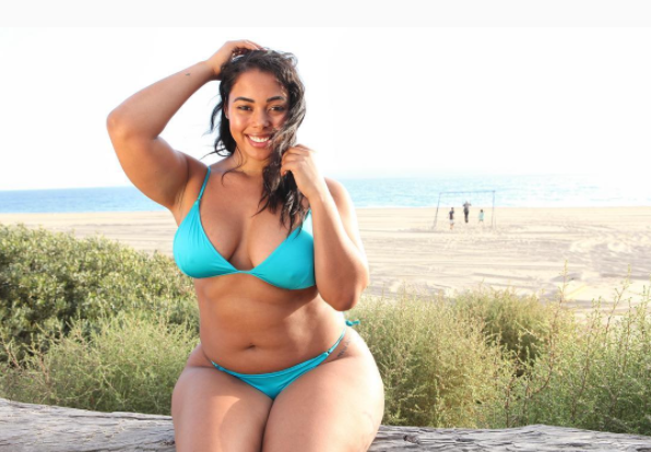 Plus-size model Tabria Majors can rock the heck out of a swimsuit. (Photo: Tabria Majors/Instagram)