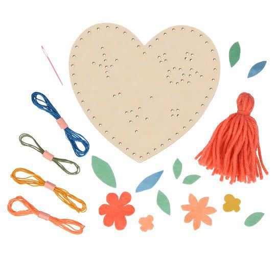 Heart Embroidery Kit