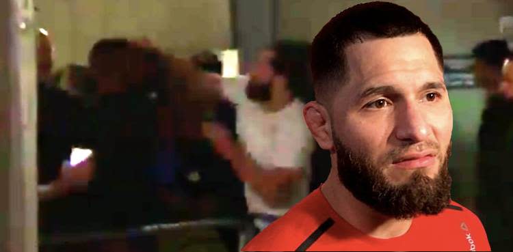 Jorge Masvidal UFC London backstage brawl