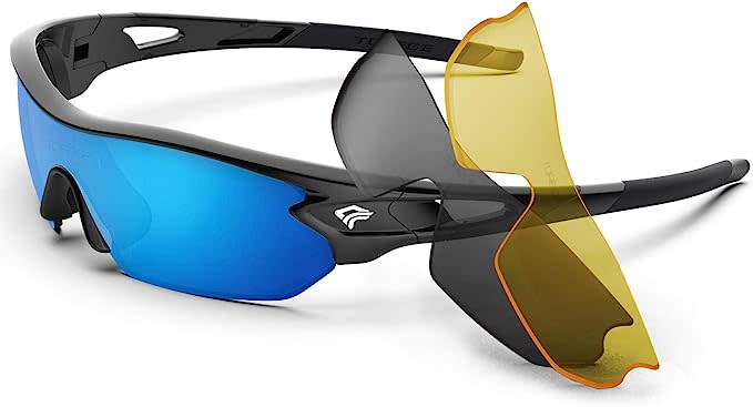 TOREGE Polarized Sports Sunglasses for Men Women Cycling Running. PHOTO: Amazon