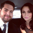 Backstage at the Grammys 2013: Jack Osbourne and his wife Lisa tweeted this snap of themselves as they made their way to the ceremony. Copyright [Jack Osbourne]