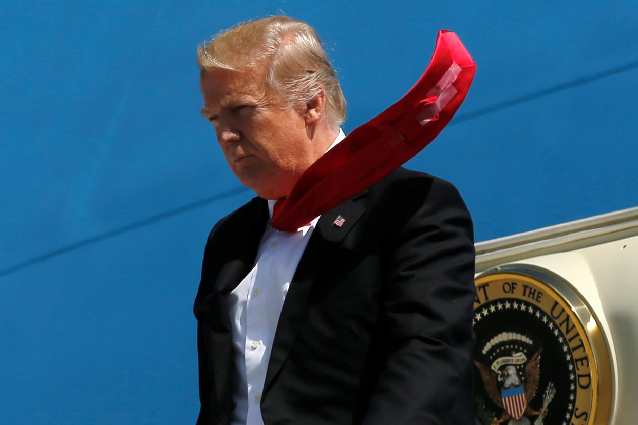 Donald Trump Is Still Using Scotch Tape To Hold His Ties Together 