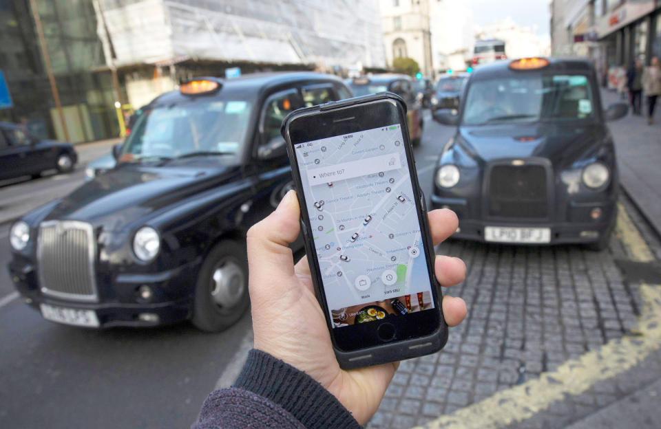 The mayor of London is looking to put a cap on the number of ride-hailing