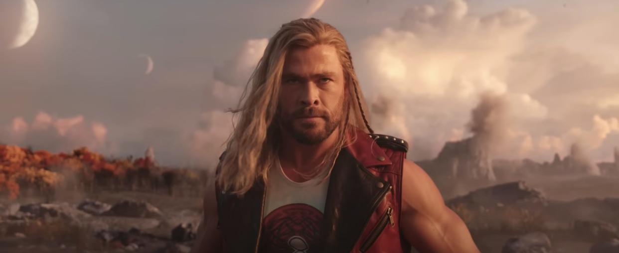 Chris Hemsworth as Thor in "Thor: Love and Thunder."