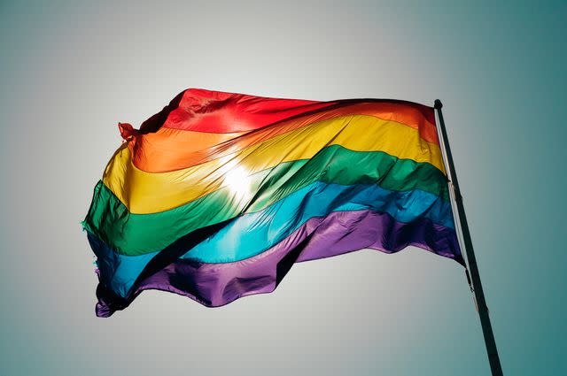 <p> </p><p>Norberto Cuenca/Getty Images </p> Rainbow Flag flies in the Castro.