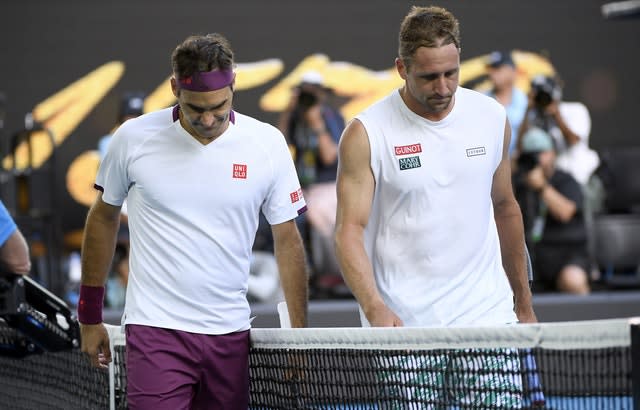 Roger Federer was made to fight all the way by Tennys Sandgren