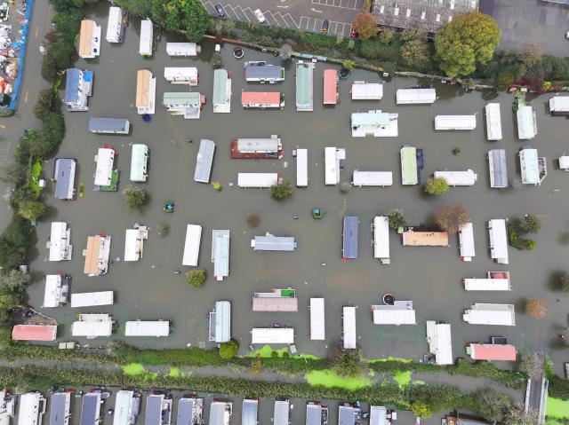 Pictures show chaos caused by flooding in Bognor Regis as Tesco