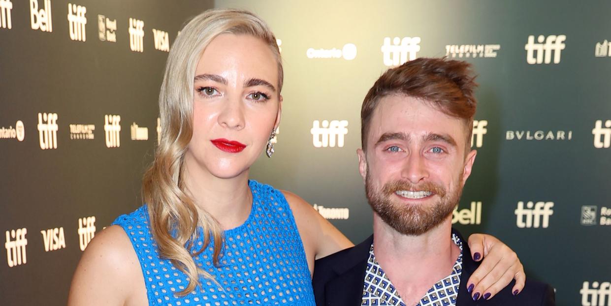 toronto, ontario september 08 l r erin darke and daniel radcliffe attend the weird the al yankovic story premiere during the 2022 toronto international film festival at royal alexandra theatre on september 08, 2022 in toronto, ontario photo by leon bennettgetty images