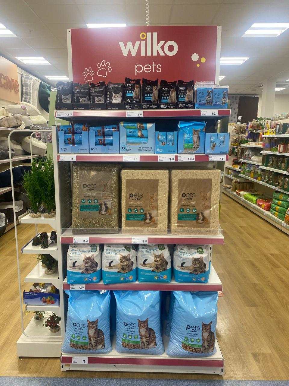 Wilko pet products in The Range