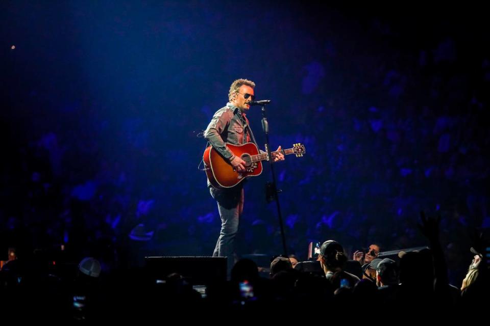 North Carolina native Eric Church, shown here at a 2022 concert in Fort Worth, Texas, will perform this year at Walnut Creek in Raleigh.