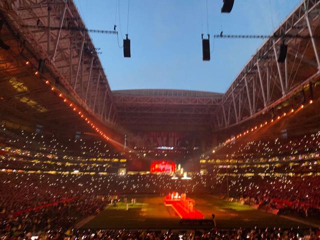 Watch A$AP Rocky Adorably Film Rihanna During Her Super Bowl Halftime Show