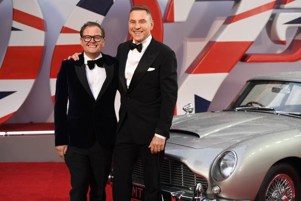 Carr (left) will reportedly replace Walliams after 10 years on the judging panel (Getty Images for EON Productions)