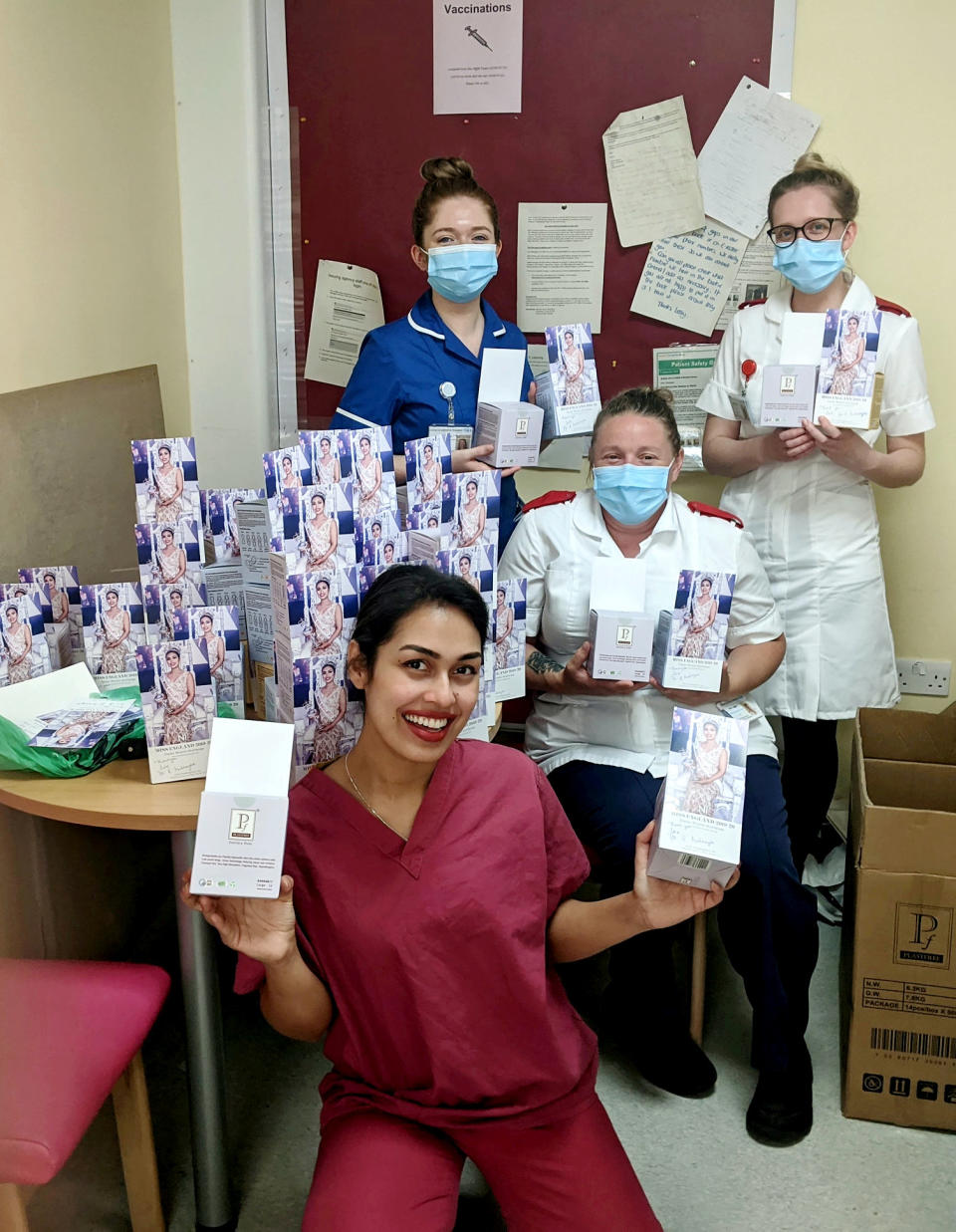 Dr Bhasha Mukherjee mixes her duties as a junior doctor with her Miss England responsibilities. (SWNS)