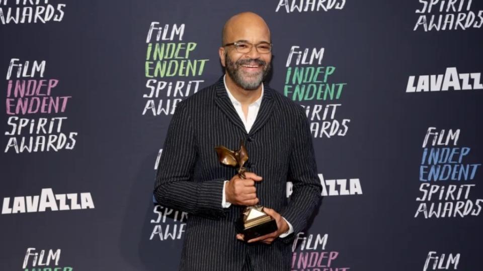 Actor Jeffrey Wright, who stars in “American Fiction,” won the Film Independent Spirit Award for best lead performance at Sunday’s ceremony in Santa Monica, California. (Photo: Monica Schipper/Getty Images)