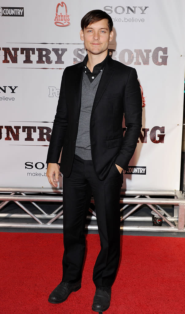 Country Strong Nashville Premiere 2010 Tobey Maguire