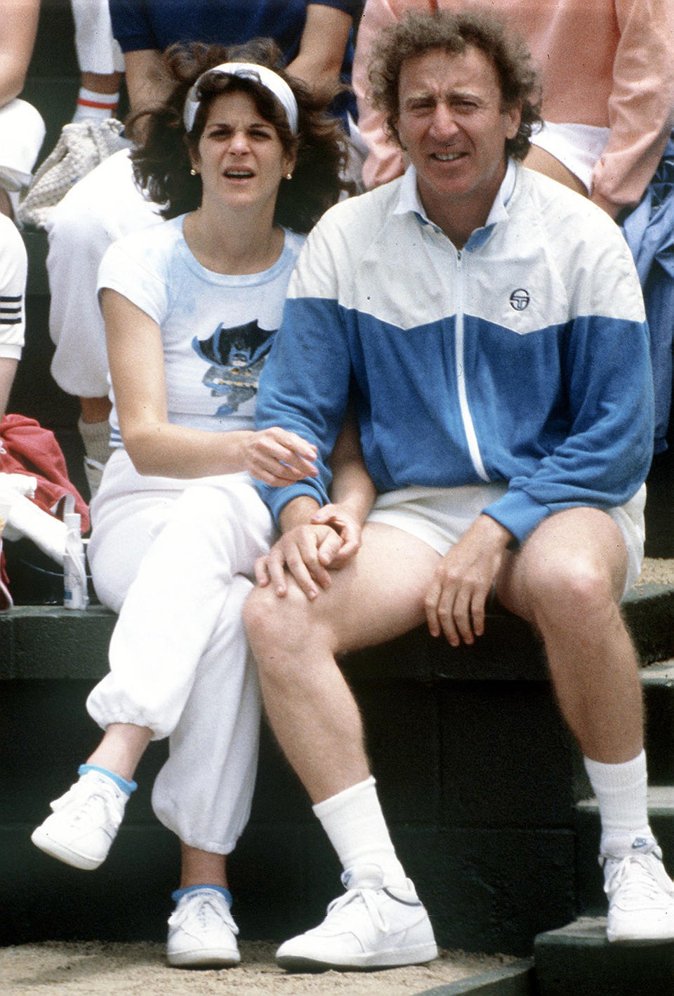 Actor Gene Wilder and his wife, actress and comedian Gilda Radner (1946 - 1989), circa 1987.&nbsp;