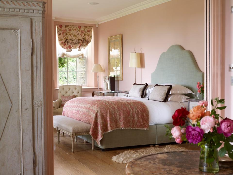 The English Rose bedroom is a beautiful place to lay your head (Rachael Smith)