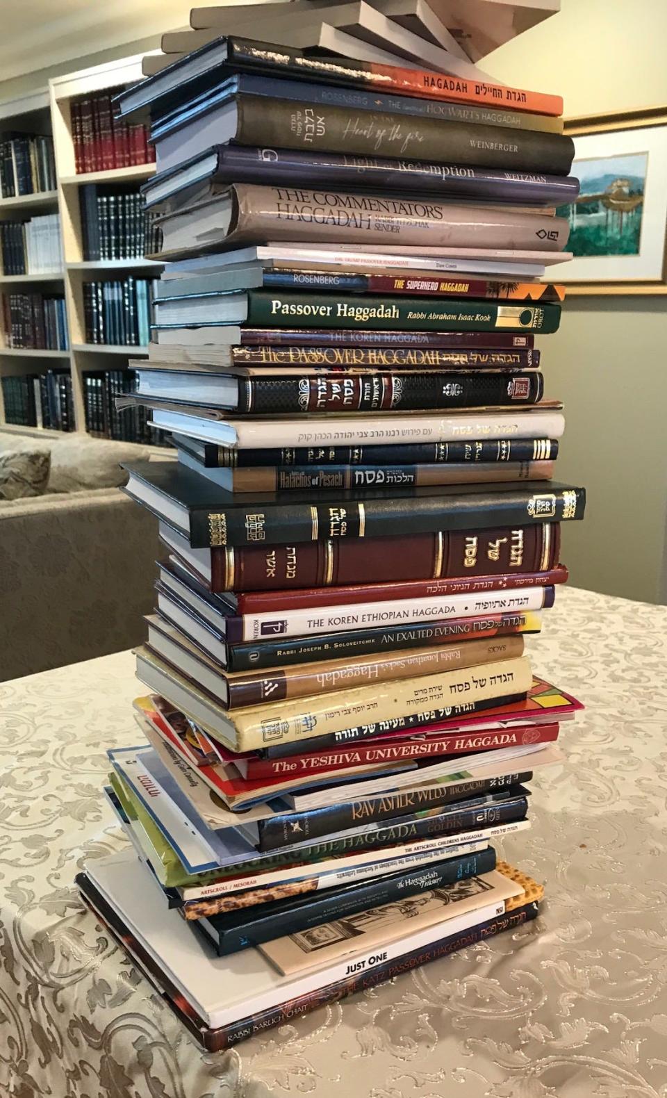 A collection of Haggadah for Passover Seders.