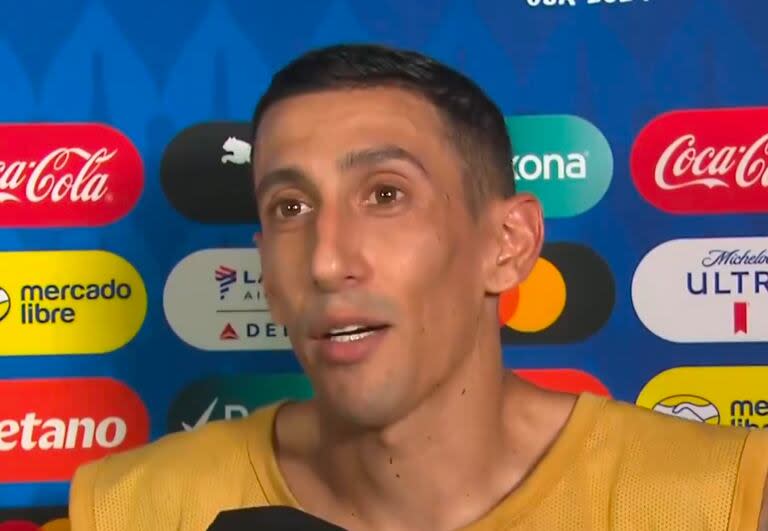 Ángel Di María jugó 77 minutos ante Canadá