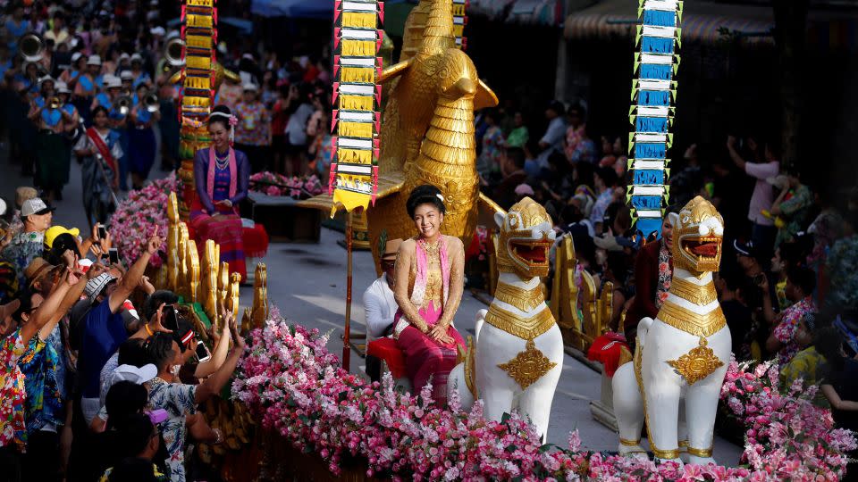 Songkran celebrations also include parades, pageants and musical performances. - Soe Zeya Tun/Reuters
