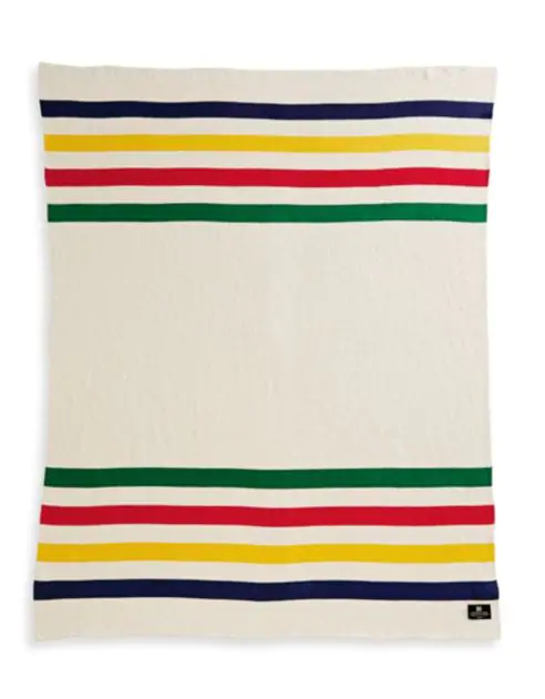 Luxe Multi Stripe Cotton Knit Throw