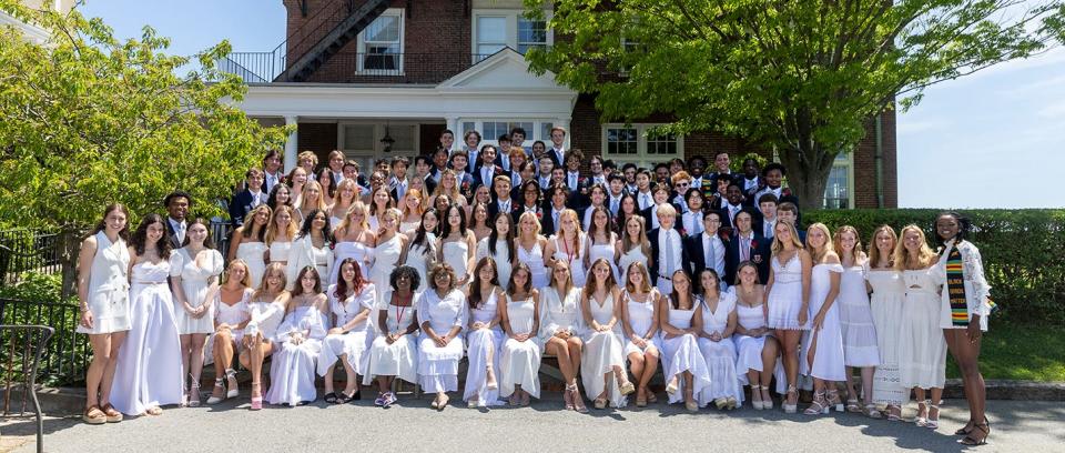 The St. George's School Class of 2022.