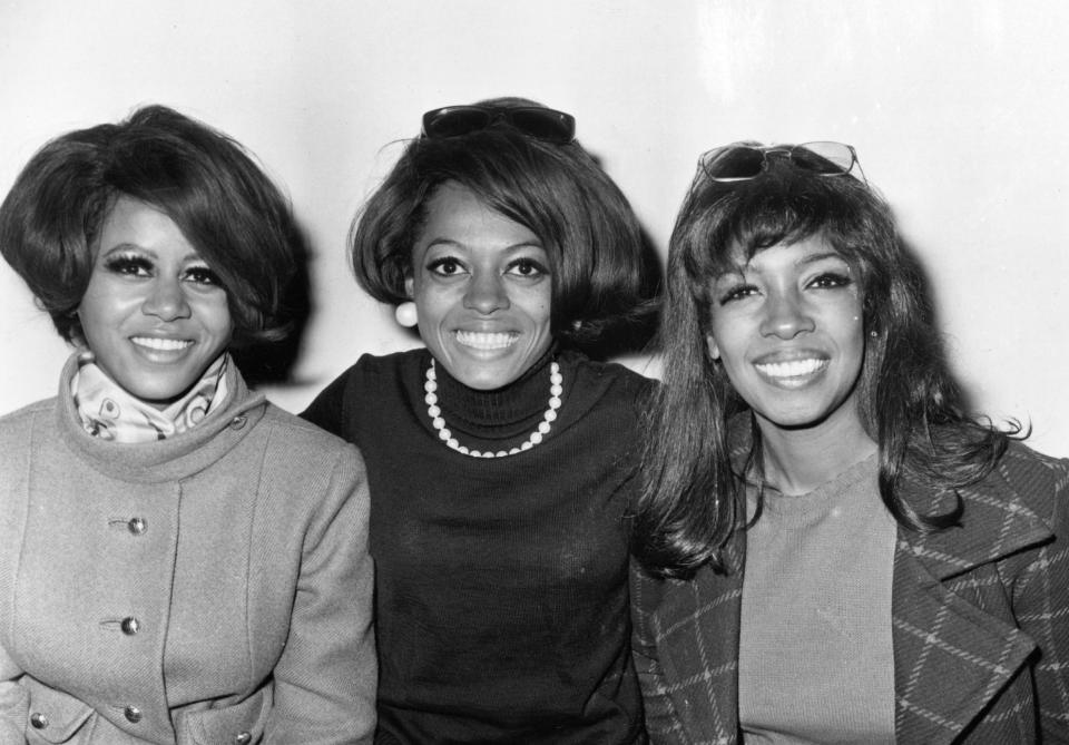 Image: American Motown pop vocal trio The Supremes in 1968. From left, Cindy Birdsong, Diana Ross and Mary Wilson. (George Stroud / Getty Images file)