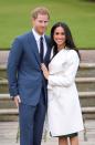 <p>Prince Harry and Meghan Markle announced their engagement in November 2017 after 18 months of dating. They are due to wed in May 2018.</p>