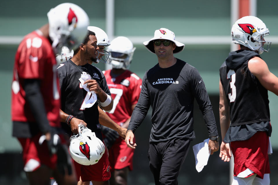 Kliff Kingsbury of the Arizona Cardinals was a unique NFL hire. (Getty Images)