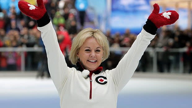 Elizabeth Manley, whose stunning performance at the 1988 Calgary Olympics still resonates, has returned to the city for the Special Olympics. (Darryl Dyck/The Canadian Press - image credit)