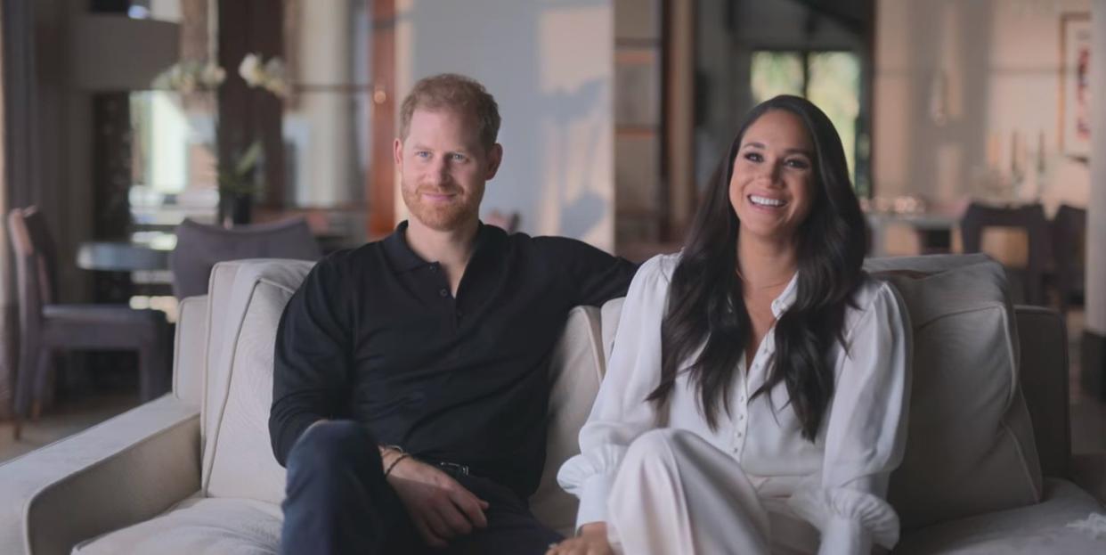 meghan markle and harry in their new netflix documentary series