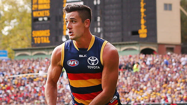 A powerful presence up front this season for the Crows, Walker provided a solid target, dragging in 155 marks (fifth in the AFL) and booting 55 goals (fourth in the AFL)