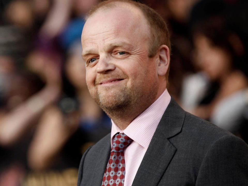 Toby Jones at the LA premiere of "The Hunger Games."