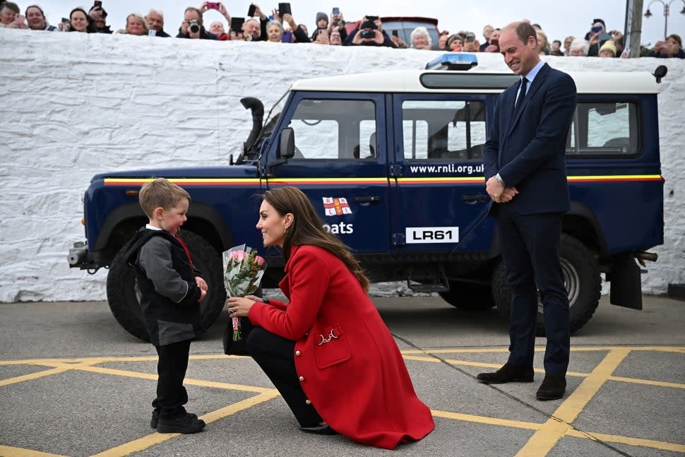 Kate Middleton and Prince William visit Wales 