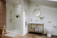 <p>'A cluttered space leads to a cluttered mind, so if you want to create a true bathroom sanctuary, you’ll need to make sure your space is clean and <a href="https://www.housebeautiful.com/uk/lifestyle/storage/a29144268/small-bathroom-storage/" rel="nofollow noopener" target="_blank" data-ylk="slk:tidy;elm:context_link;itc:0;sec:content-canvas" class="link ">tidy</a>,' Richard advises. 'Spend time tidying and organising your bathroom, ensuring all empty and expired products are thrown out and there is enough hidden storage space to hide toothbrushes, children’s bath toys, cleaning products, and other bathroom essentials.'</p><p>Pictured: <a href="https://www.brittonbathrooms.com/product/shoreditch-frame-1000mm-furniture-stand-and-basin?variant=74925" rel="nofollow noopener" target="_blank" data-ylk="slk:Crosswater Shoreditch Frame Basin Unit at Brintons;elm:context_link;itc:0;sec:content-canvas" class="link ">Crosswater Shoreditch Frame Basin Unit at Brintons</a></p>