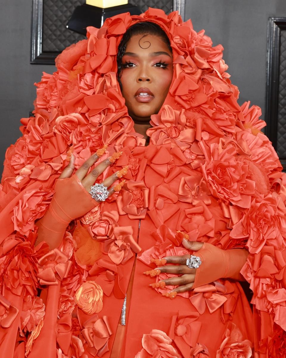 Lizzo at the 2023 Grammys